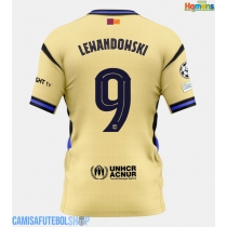 Camisa de time de futebol Barcelona Robert Lewandowski #9 Replicas 2º Equipamento 2025-26 Manga Curta